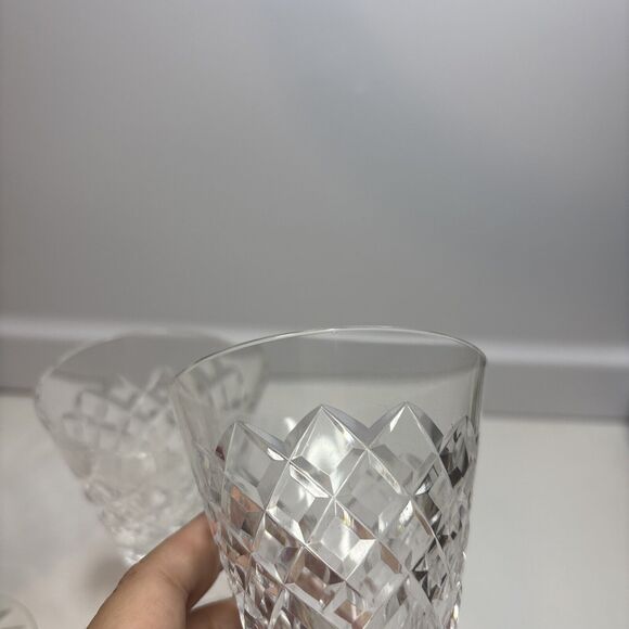 3 WATERFORD ADARE CUT CRYSTAL PORT/ CLARET WINE GLASS STEMWARE 5” H - Picture 11 of 14